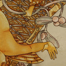 HERMES Carre 90 Scarf ""AMOURS"" Silk Pink Auth hk2958-13