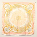 HERMES Carre 90 Scarf ""AMOURS"" Silk Pink Auth hk2958-14