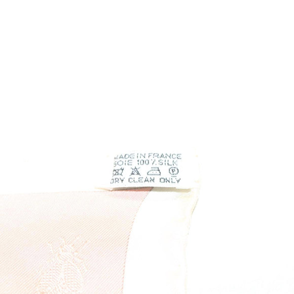 HERMES Carre 90 Scarf ""AMOURS"" Silk Pink Auth hk2958