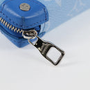 LOUIS VUITTON Monogram Clouds Trunk Necklace Wallet Blue M45440 Auth hk2959SAM-18