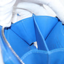 LOUIS VUITTON Monogram Clouds Trunk Necklace Wallet Blue M45440 Auth hk2959M-22