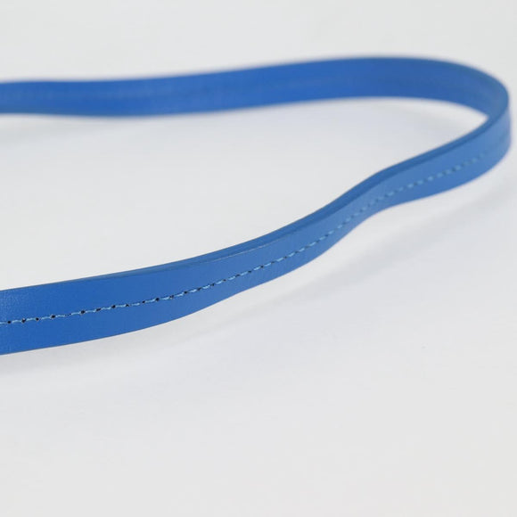 LOUIS VUITTON Monogram Clouds Trunk Necklace Wallet Blue M45440 Auth hk2959M