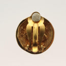 CHANEL Earring Metal Gold CC Auth hk2961-7