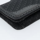 Christian Dior Trotter Canvas Shoulder Bag Black Silver Auth hk2968A-13