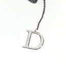 Christian Dior Trotter Canvas Shoulder Bag Black Silver Auth hk2968V-18