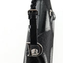 Christian Dior Trotter Canvas Shoulder Bag Black Silver Auth hk2968V-20