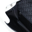 Christian Dior Trotter Canvas Shoulder Bag Black Silver Auth hk2968V-24