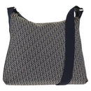 Christian Dior Trotter Canvas Shoulder Bag Navy Auth hk2969-1