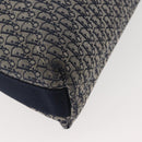 Christian Dior Trotter Canvas Shoulder Bag Navy Auth hk2969-15
