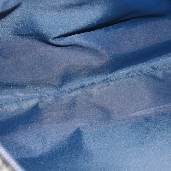 Christian Dior Trotter Canvas Shoulder Bag Navy Auth hk2969