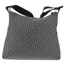Christian Dior Trotter Canvas Shoulder Bag Navy Auth hk2969-2