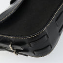 FENDI Shoulder Bag Leather Black Auth hk2970-11