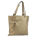 LOEWE Anagram Tote Bag Leather Gold Auth hk2975-1