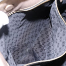 LOEWE Anagram Tote Bag Leather Gold Auth hk2975-21