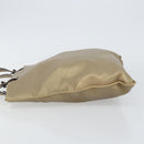 LOEWE Anagram Tote Bag Leather Gold Auth hk2975-4