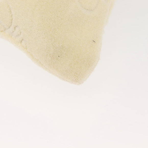 LOEWE Anagram Drawstring Pouch Pile Beige Auth hk2976