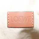 LOEWE Anagram Drawstring Pouch Pile Beige Auth hk2976-10
