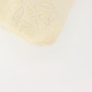 LOEWE Anagram Drawstring Pouch Pile Beige Auth hk2976-8