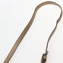 LOEWE Anagram Hand Bag Leather 2way Gold Auth hk2980-15