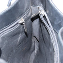 Salvatore Ferragamo Gancini Shoulder Bag Nylon Black Silver Auth hk2985-17