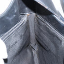 Salvatore Ferragamo Gancini Shoulder Bag Nylon Black Silver Auth hk2985-18