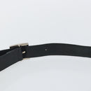 Salvatore Ferragamo Gancini Shoulder Bag Nylon Black Silver Auth hk2985-8