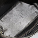 Salvatore Ferragamo Gancini Tote Bag Leather Beige Silver Auth hk2986-17