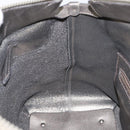 Salvatore Ferragamo Gancini Tote Bag Leather Beige Silver Auth hk2986-18