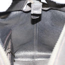 Salvatore Ferragamo Gancini Tote Bag Leather Beige Silver Auth hk2986-19