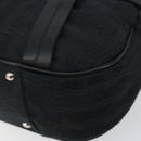 Salvatore Ferragamo Shoulder Bag Canvas Black Silver Auth hk2987-10