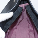 Salvatore Ferragamo Shoulder Bag Canvas Black Silver Auth hk2987-18