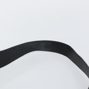 Salvatore Ferragamo Shoulder Bag Canvas Black Silver Auth hk2987-8