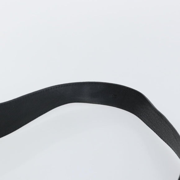 Salvatore Ferragamo Shoulder Bag Canvas Black Silver Auth hk2987