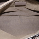 FENDI By The Way Hand Bag Leather 2way Beige Silver Auth hk2988-10