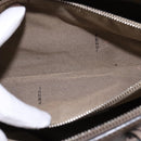 FENDI By The Way Hand Bag Leather 2way Beige Silver Auth hk2988-11