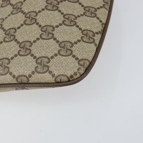 GUCCI GG Supreme Web Sherry Line Shoulder Bag PVC Beige 904 02 047 Auth hk2990