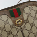 GUCCI GG Supreme Web Sherry Line Shoulder Bag PVC Beige 904 02 047 Auth hk2990-18