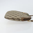 GUCCI GG Supreme Web Sherry Line Shoulder Bag PVC Beige 904 02 047 Auth hk2990-3
