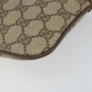 GUCCI GG Supreme Web Sherry Line Shoulder Bag PVC Beige 904 02 047 Auth hk2991-12