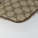 GUCCI GG Supreme Web Sherry Line Shoulder Bag PVC Beige 904 02 047 Auth hk2991-13