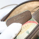 GUCCI GG Supreme Web Sherry Line Shoulder Bag PVC Beige 904 02 047 Auth hk2991-21