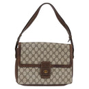 GUCCI GG Supreme Shoulder Bag PVC Beige Gold 001 16 4084 Auth hk2993-1