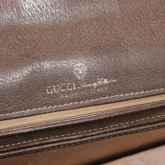 GUCCI GG Supreme Shoulder Bag PVC Beige Gold 001 16 4084 Auth hk2993