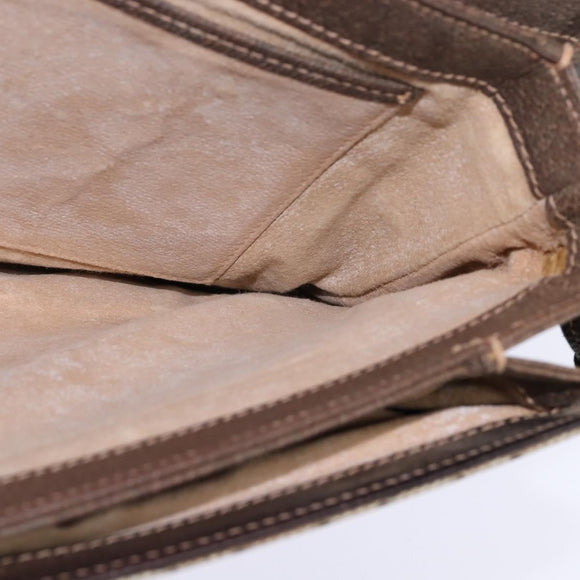 GUCCI GG Supreme Shoulder Bag PVC Beige Gold 001 16 4084 Auth hk2993