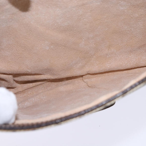 GUCCI GG Supreme Shoulder Bag PVC Beige Gold 001 16 4084 Auth hk2993