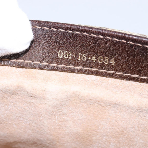 GUCCI GG Supreme Shoulder Bag PVC Beige Gold 001 16 4084 Auth hk2993