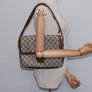 GUCCI GG Supreme Shoulder Bag PVC Beige Gold 001 16 4084 Auth hk2993-24