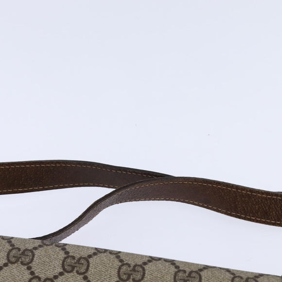 GUCCI GG Supreme Shoulder Bag PVC Beige Gold 001 16 4084 Auth hk2993