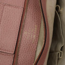 GUCCI Tote Bag Leather Gold Gray 354408 Auth hk2995-12