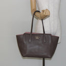 GUCCI Tragetasche Leder Gold Grau 354408 Auth hk2995-20